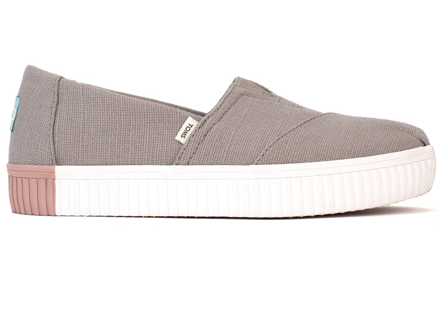 Toms Espadryle Damskie Szare - Alpargata Indio Slip On - 46KTQFMZI